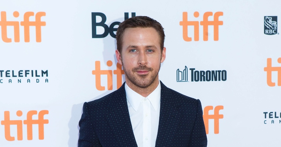 13.set.2016 - O ator Ryan Gosling posa para fotógrafos na pré-estréia filme "La La Land", no Festival de Toronto - Xinhua/Zou Zheng