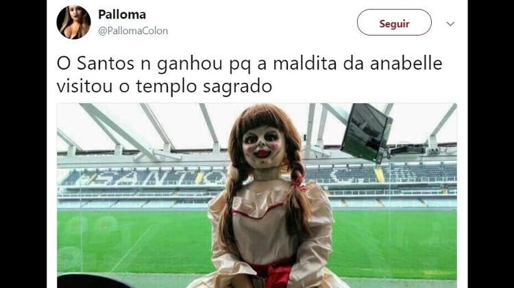 A boneca Anabelle passou pela cidade de Santos (SP) e virou meme - BOL ...