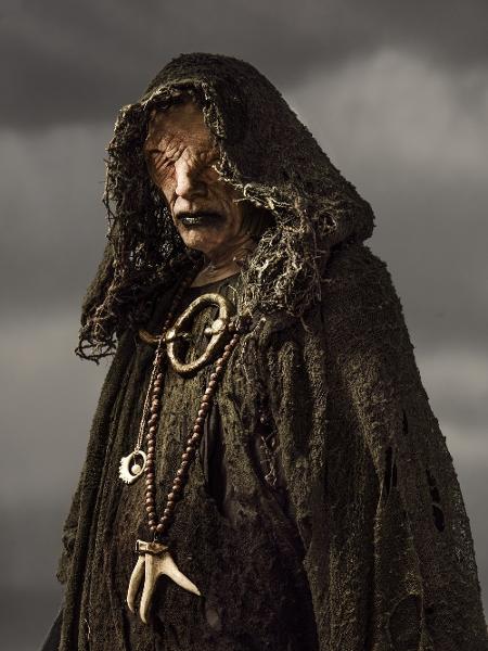 O Vidente de "Vikings" em cena da terceira temporada - Divulgação - Divulgação