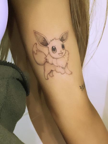 Tatuagem da cantora Ariana Grande mostra Eevee, do Pokémon - Instagram/Reprodução - Instagram/Reprodução