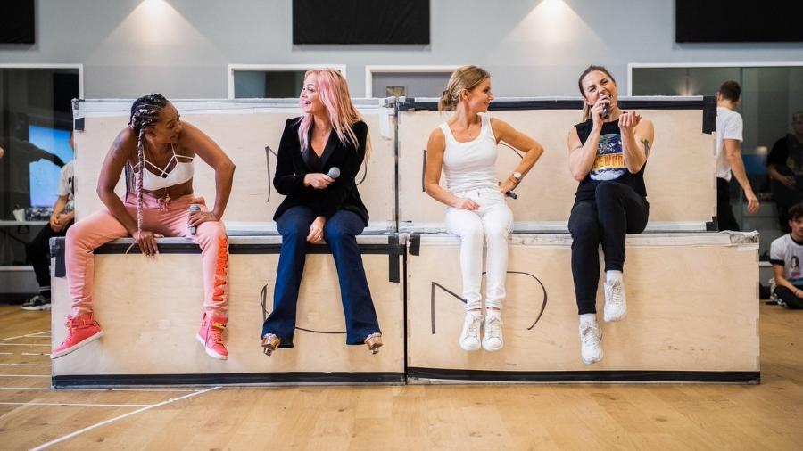 As Spice Girls reunidas para ensaio da turnê - Reprodução/Twitter