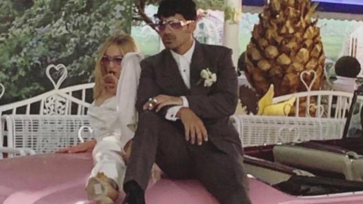 Joe Jonas e Sophie Turner se casam em Las Vegas - Reprodução - Reprodução