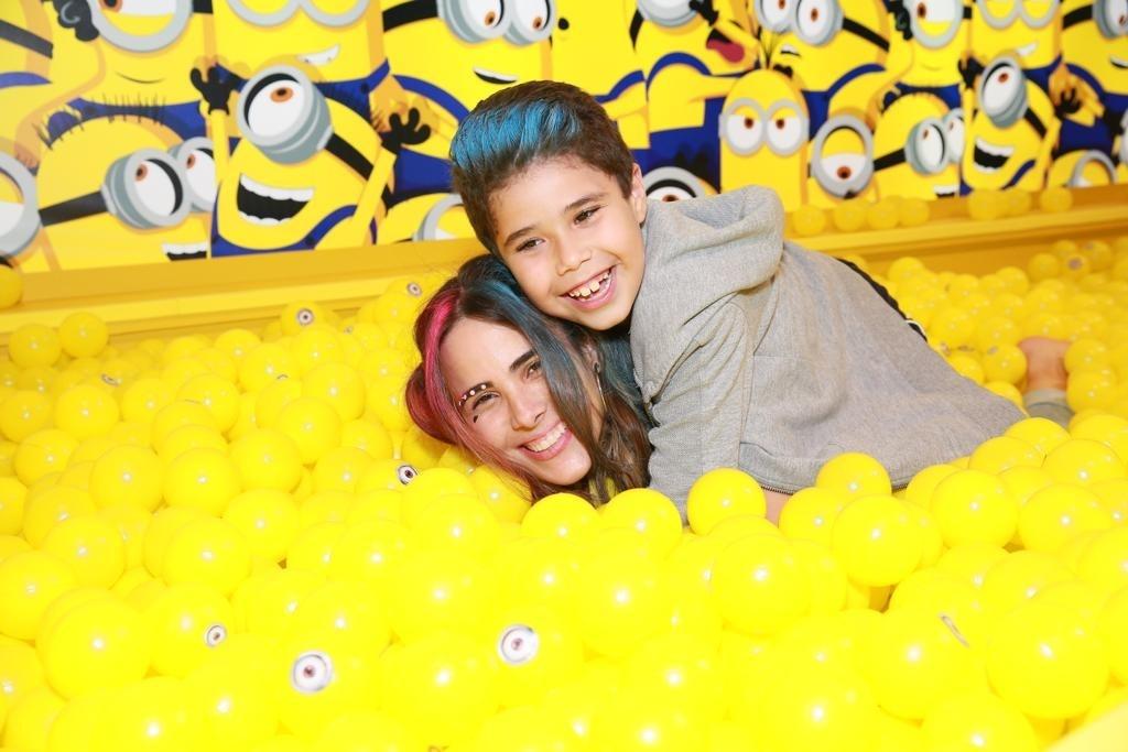 Wanessa Camargo e o filho José Marcus na CCXP 2019 - Iwi Onodera/UOL