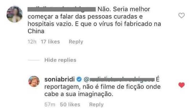 Sonia Bridi - Reprodução/Instagram - Reprodução/Instagram