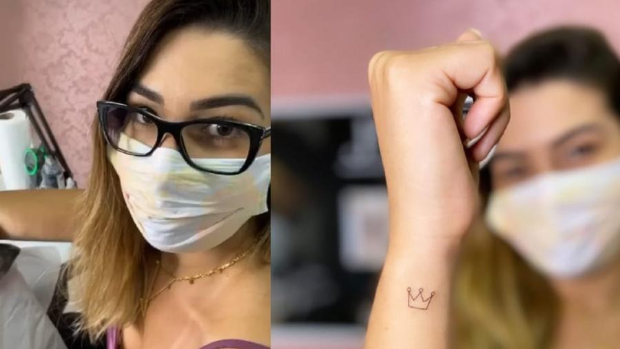 Vivian Amorim exibe tatuagem no pulso - Reprodução/Instagram