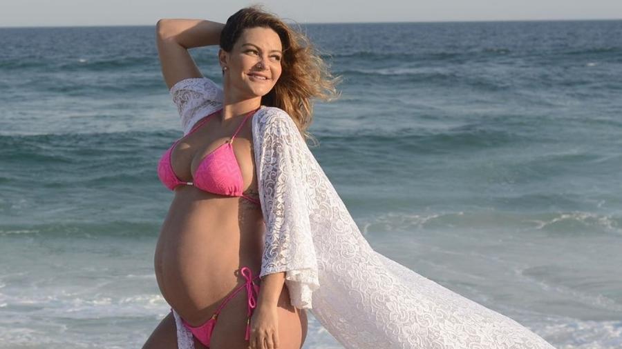 Laura Keller está prestes a dar à luz seu primeiro filho - Reprodução/Instagram