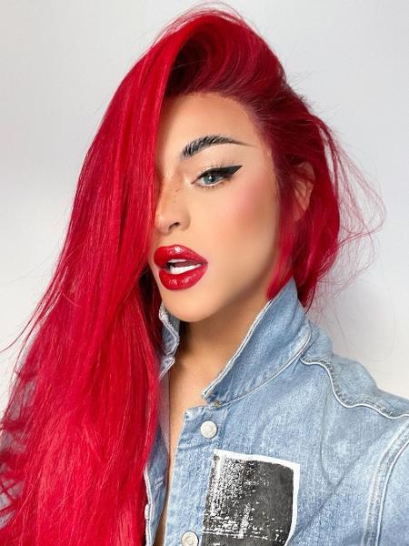 Pabllo Vittar publica foto de cabelo vermelho - Reprodução/Instagram