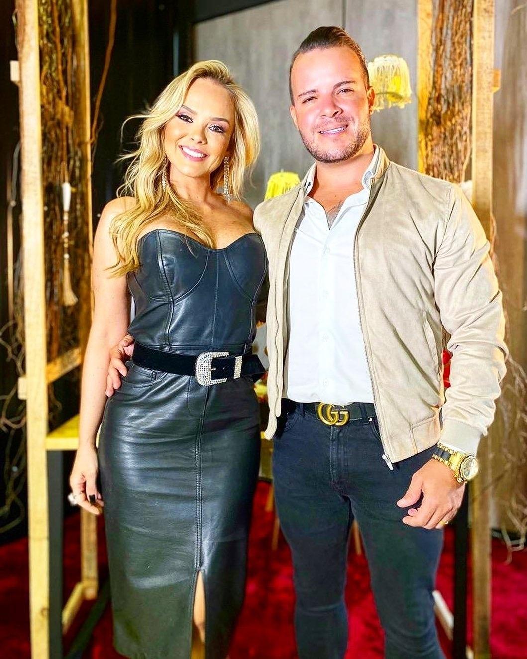 Filipe Duarte e Nina Cachoeira - Reprodução/Instagram