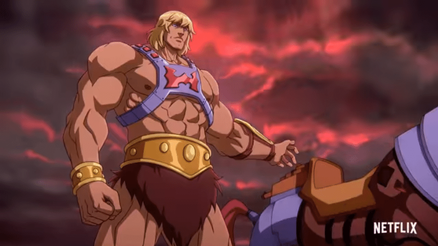 He-Man na animação "Mestres do Universo: Salvando Eternia" - Reprodução/YouTube