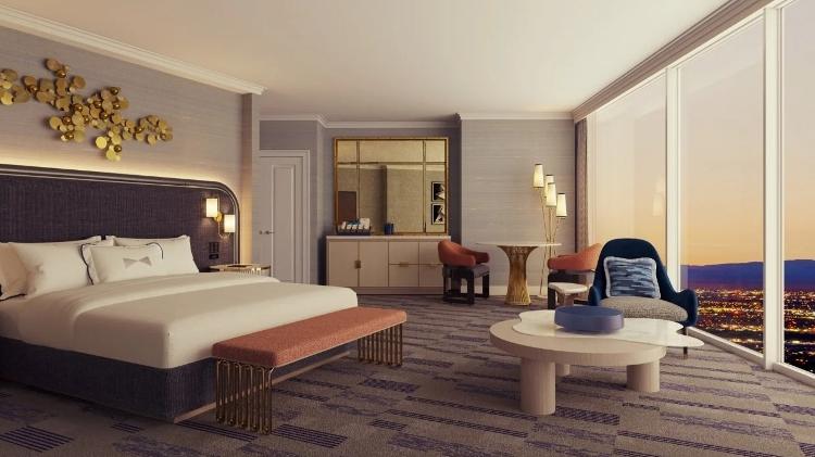O novo resorte de Vegas, Fontainebleau Las Vegas, possui diversas categorias para seus mais de 3 mil quartos O novo resorte de Vegas, Fontainebleau Las Vegas, possui diversas categorias para seus mais de 3 mil quartos