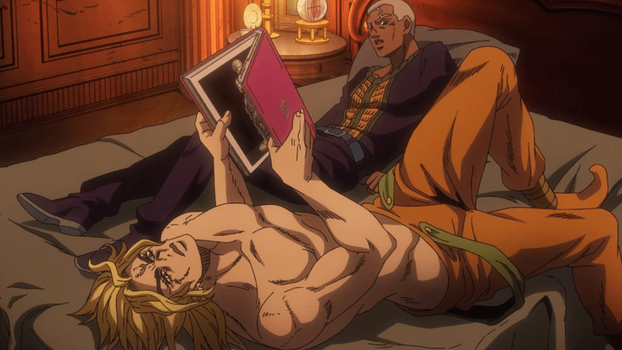 Dio e Pucci em "Jojo"s Bizarre Adventure" - Reprodução/David Production