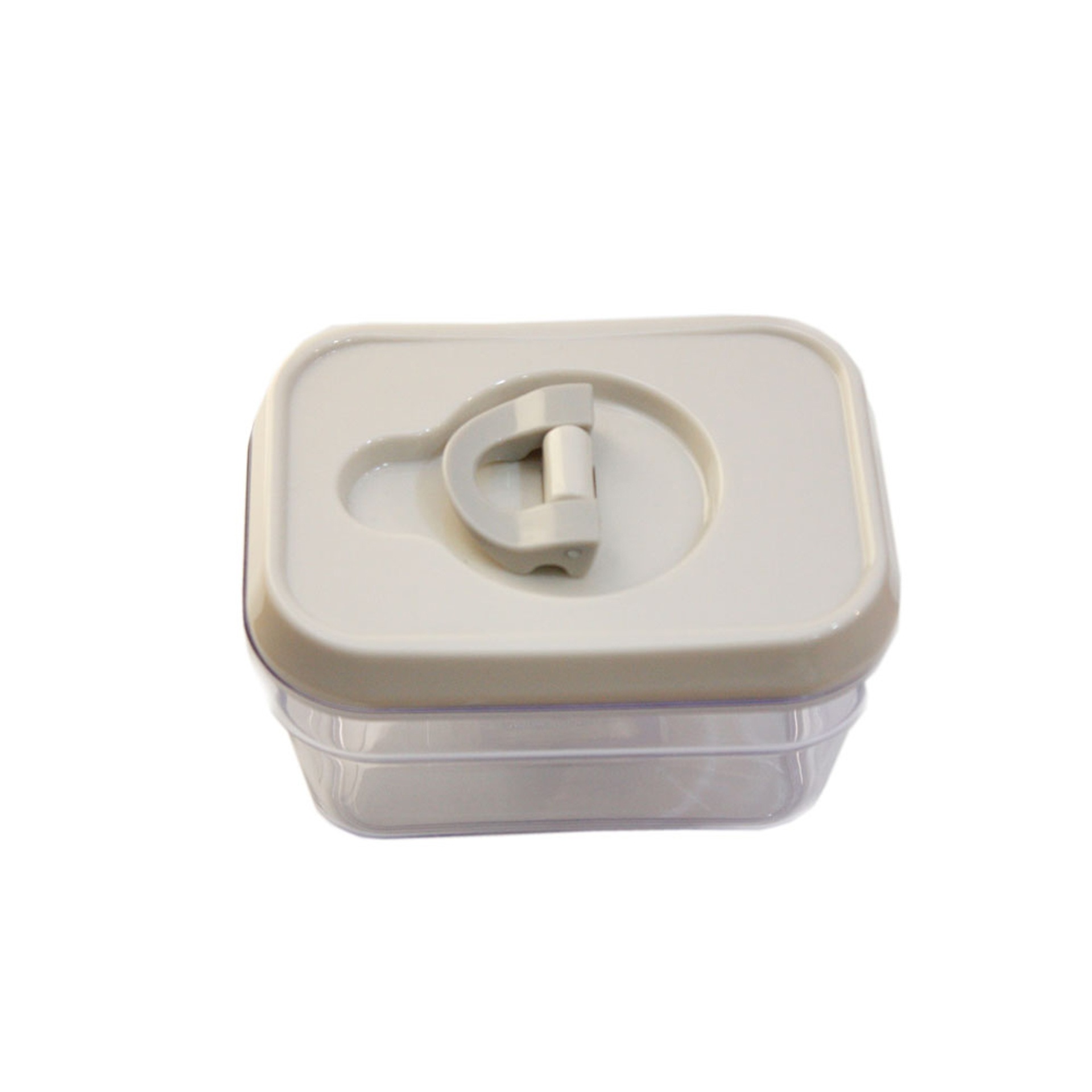 Pote Lid Lock, de plástico, com tampa tipo rosca. Pensado para evitar a proliferação de bactérias, tem capacidade para 380 ml e é vendido na Camicado (www.camicado.com.br) por R$ 29,90 - Divulgação