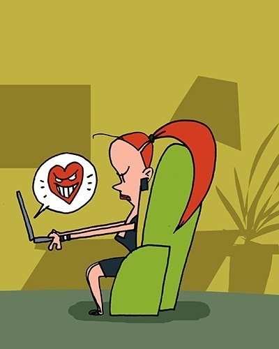 VOCÊ POSTA UMA FOTO DE TURMA E ALGUÉM LANÇA UMA CANTADA, EM UM COMENTÁRIO, PARA UM AMIGO COMPROMETIDO  - Orlando/Arte UOL