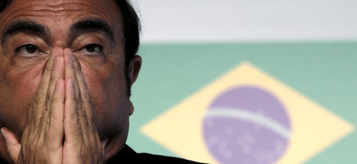 Carlos Ghosn, então presidente global da Nissan, confirmou produção do Kicks no Brasil em janeiro de 2016 - Ricardo Moraes/Reuters - 4.1.2016