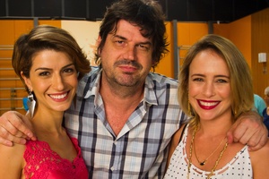 Marina Palha, André Pellenz e Fernanda Nobre  - Divulgação - Divulgação