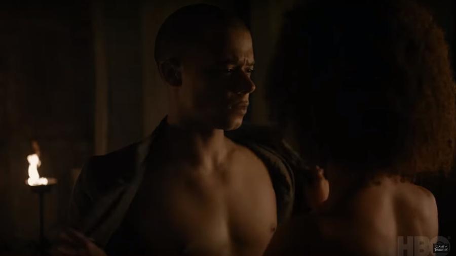 Grey Worm e Missandei têm cena quente no trailer da sétima temporada de "Game of Thrones" - Reprodução/YouTube/Game of Thrones
