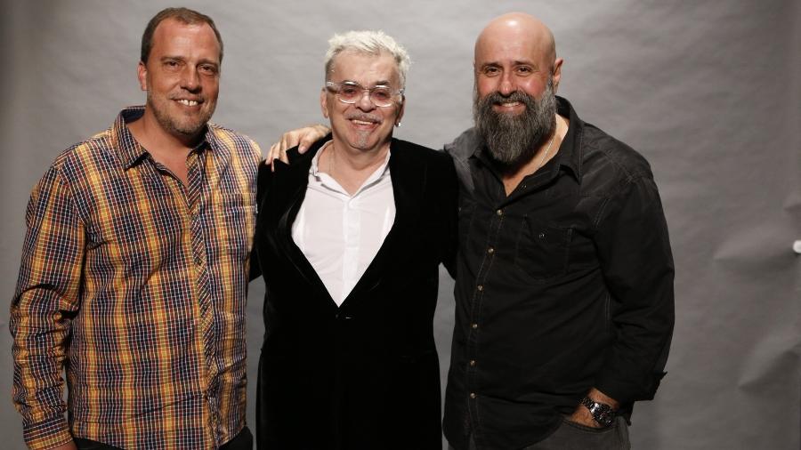 O trio de "O Outro Lado do Paraíso": Diretor geral André Felipe Binder, autor Walcyr Carrasco e o diretor artístico Mauro Mendonça Filho - Divulgação/TV Globo