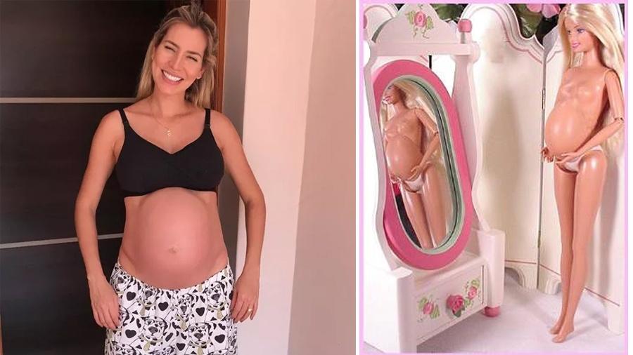 Ex-BBB Adriana Sant'Anna mostra barriga e fãs comparam com Barbie grávida -  19/11/2017 - UOL Universa