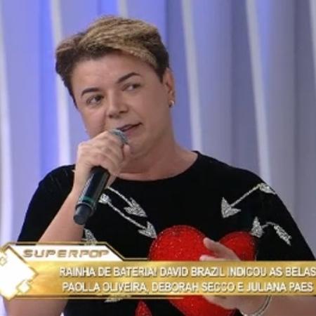 David Brazil no "Superpop" - Reprodução/RedeTV!