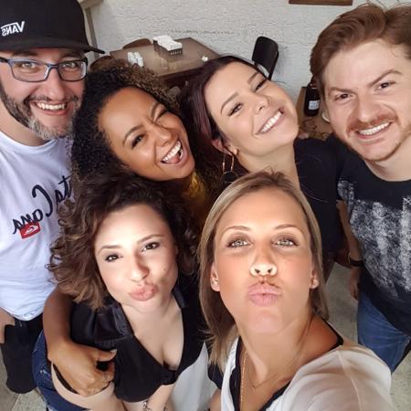  Felipe Chammas, Aretha Oliveira, Fernanda Souza, Rafael Pongelupi, Francis Helena e Mariane Oliva - Reprodução/Instagram