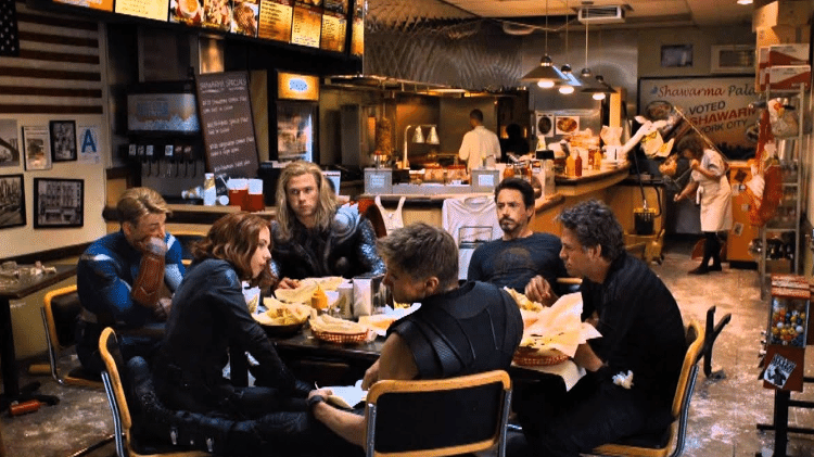 Cena de The Avengers: Os Vingadores - Reprodução - Reprodução
