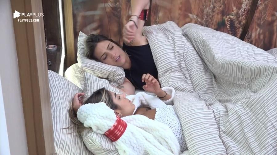 Hariany e Tati conversam sobre Lucas em A Fazenda 2019 - Reprodução/PlayPlus