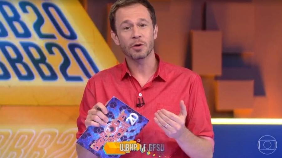 Tiago Leifert apresenta o "Big Brother Brasil" - Reprodução/TV Globo