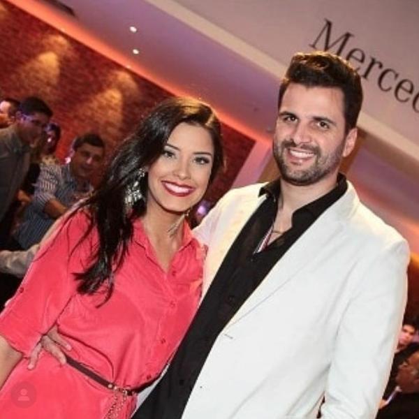 Ivy e o ex-marido, Rogério Fernandes
