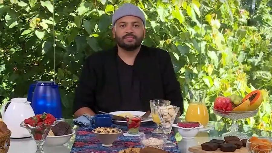 BBB 21: Projota toma café da manhã no "Mais Você" de Ana Maria Braga - Reprodução/TV Globo