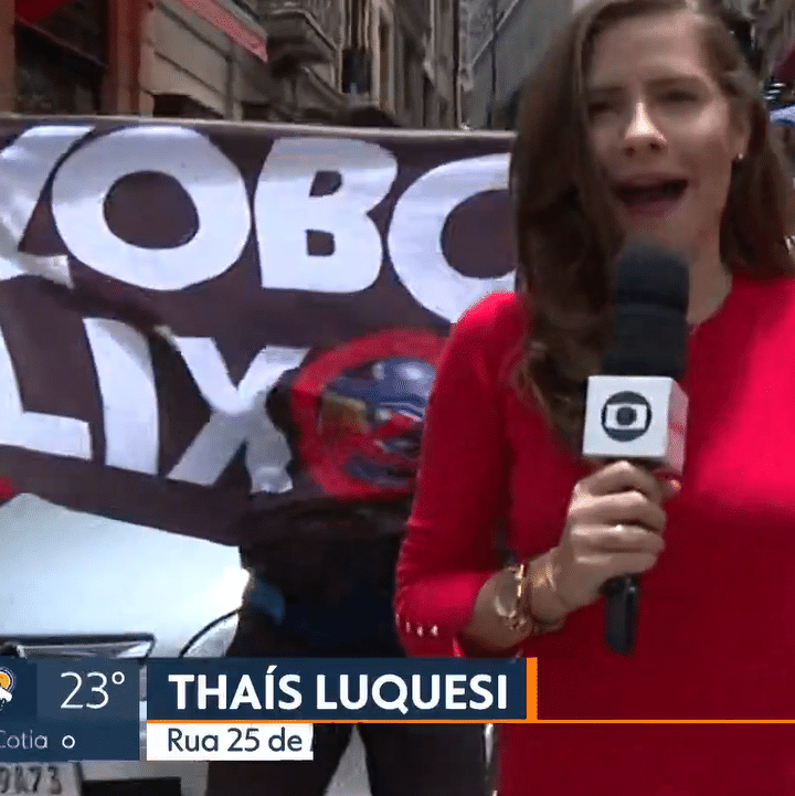 Globo lixo': homem interrompe repórter e xinga emissora ao vivo