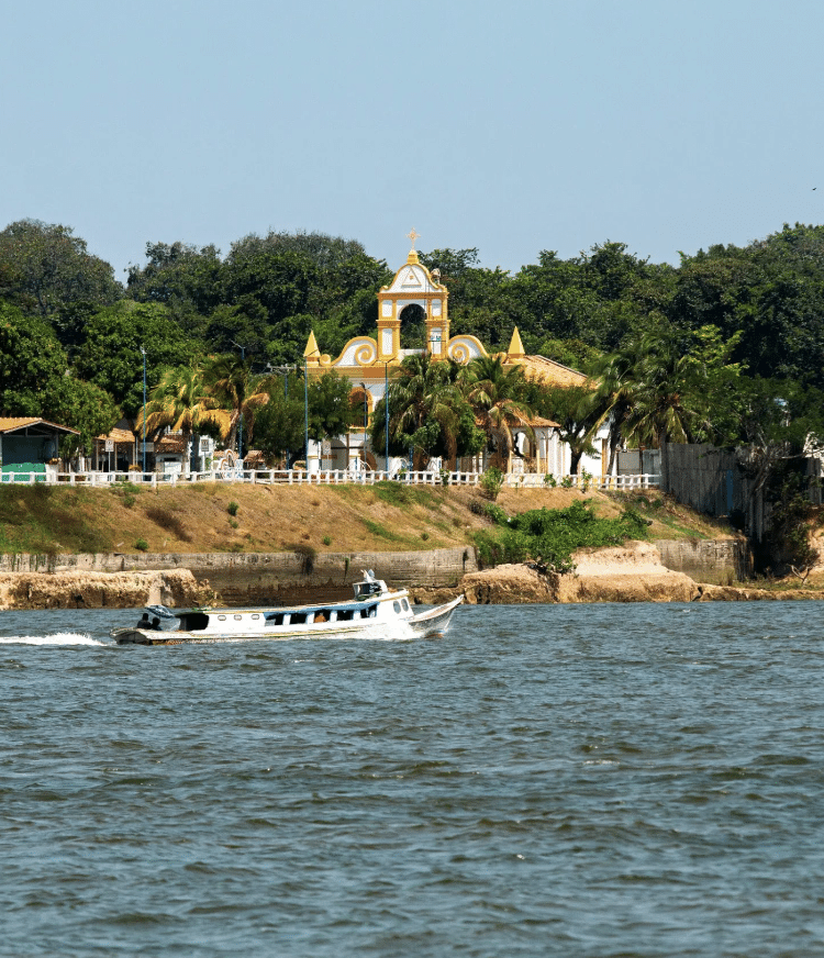 A cidade de Cametá, no Pará