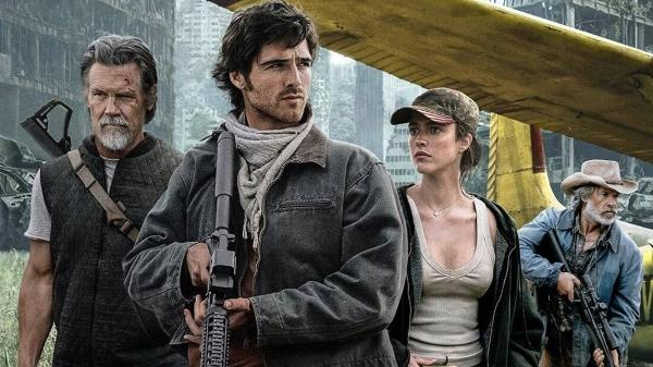Josh Brolin, Jacob Elordi, Margaret Qualley e Guy Pearce em cena do filme
