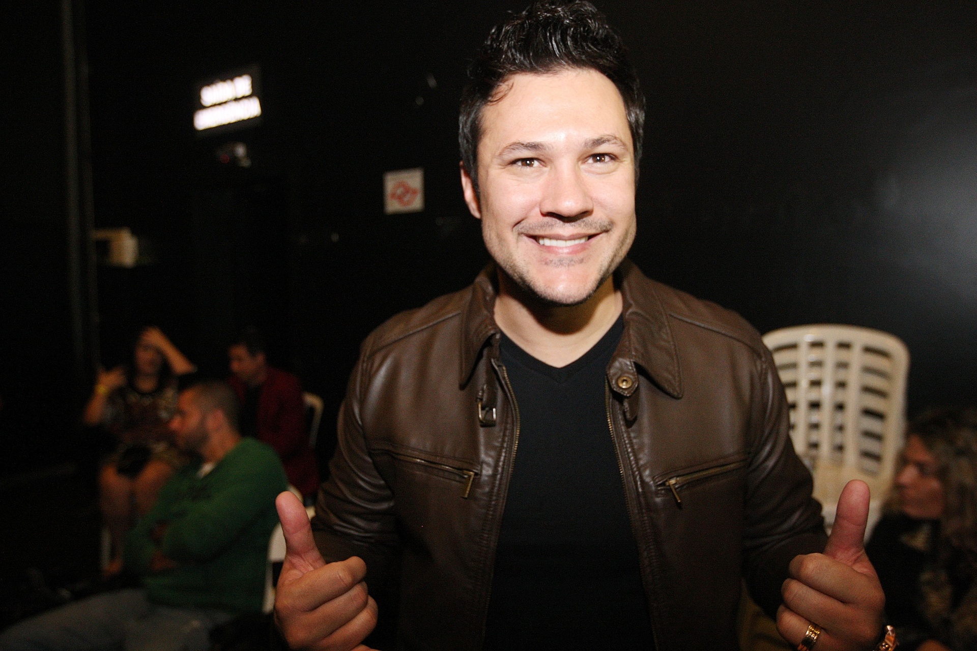 29.jul.2015 - O cantor João Bosco, da dupla com Vinicius, também prestigiou a festa de lançamento da 60ª Festa do Peão de Barretos. A dupla se apresentará no evento, que acontece entre dias 20 e 30 de agosto,  substituindo o falecido Cristiano Araújo - Reinaldo Canato /UOL