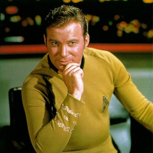 James T. Kirk, da série "Jornada nas Estrelas"
