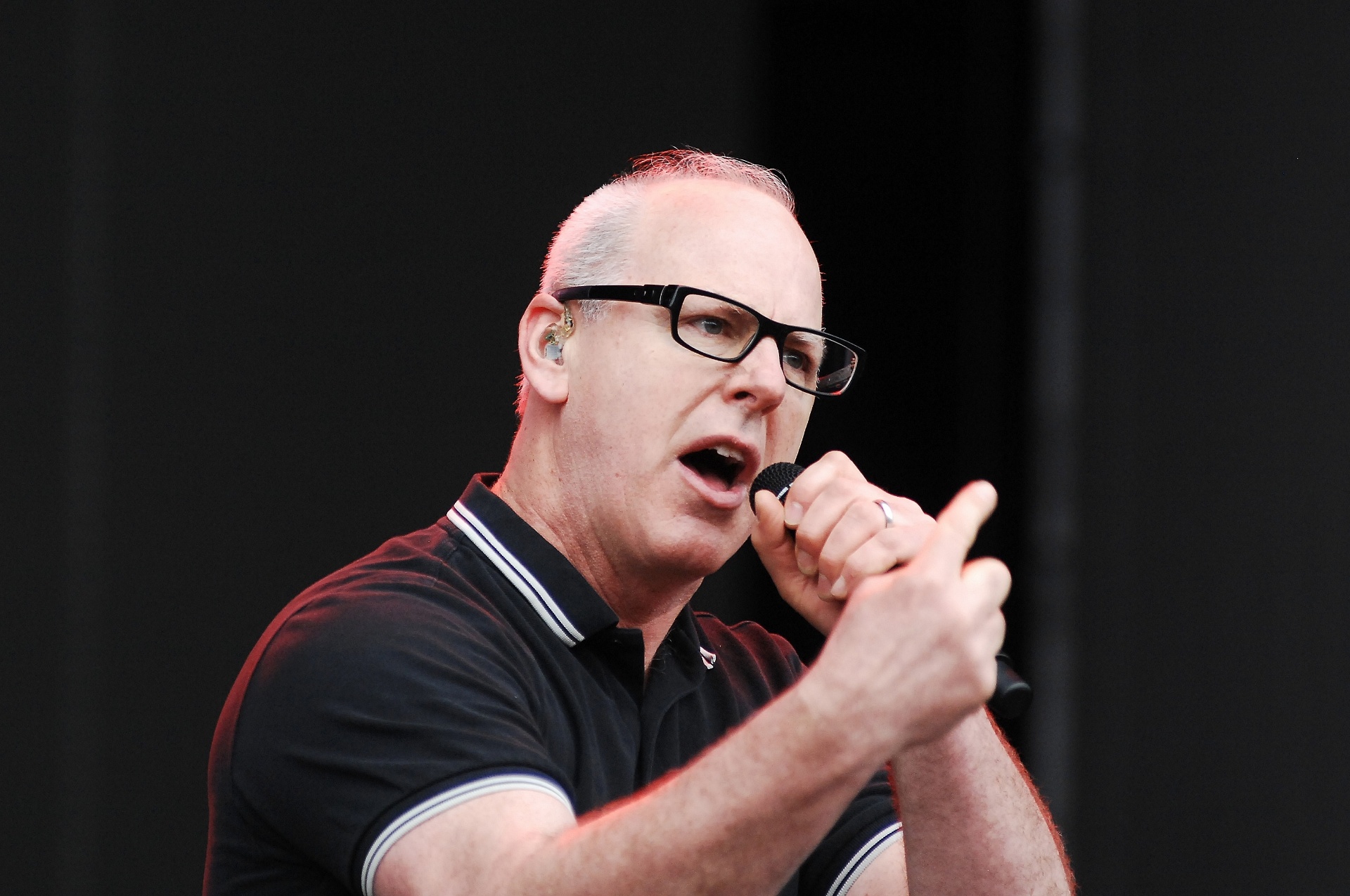12.mar.2016 - Pioneiros do punk de Los Angeles dos anos 1980, o Bad Religion se apresenta no Lollapalooza Brasil 2016, em São Paulo - Reinaldo Canato/UOL