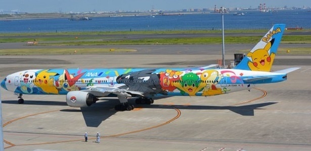 Pintura de avião foi removida em abril - Reprodução