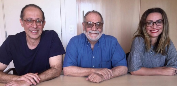 Júlio Fischer, Walther Negrão e Suzana Pires, responsáveis por "Sol Nascente" - Divulgação - Divulgação