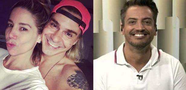 Danielle Finita e André Gonçalves discutiram com o jornalista Leo Dias nas redes sociais - Reprodução/Instagram e montagem/UOL - Reprodução/Instagram e montagem/UOL