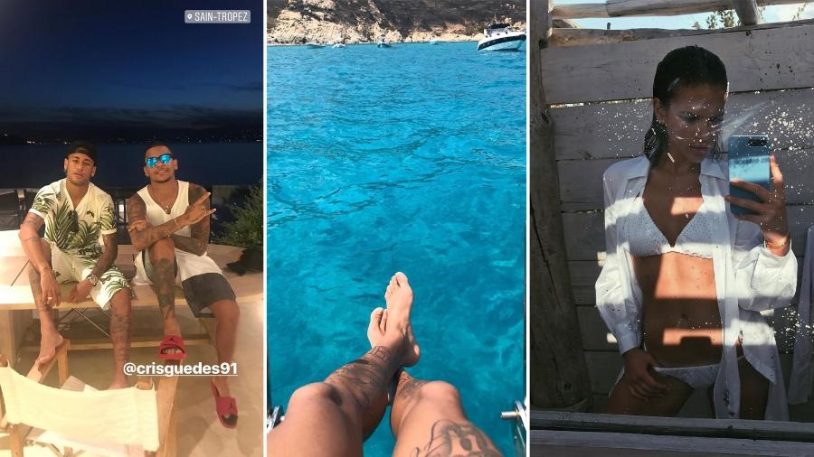 St Tropez, Ibiza: Neymar tem imitado os destinos de viagens da ex, Bruna Marquezine - Reprodução/Instagram