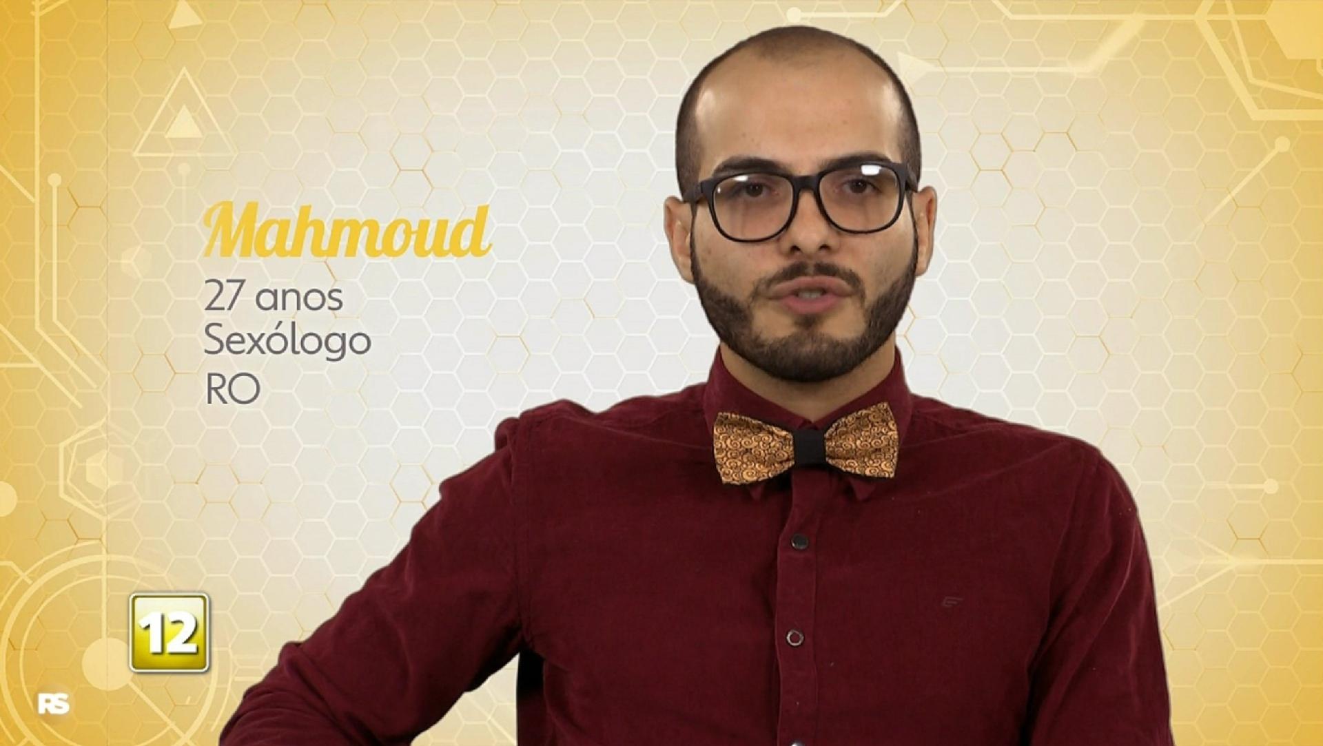 Mahmoud Baydoun, BBB18 - Reprodução/TV Globo