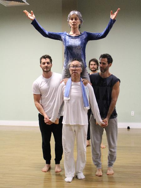 Cássia Kiss participa da aula do mestre japonês Tadashi Endo - Divulgação - Divulgação