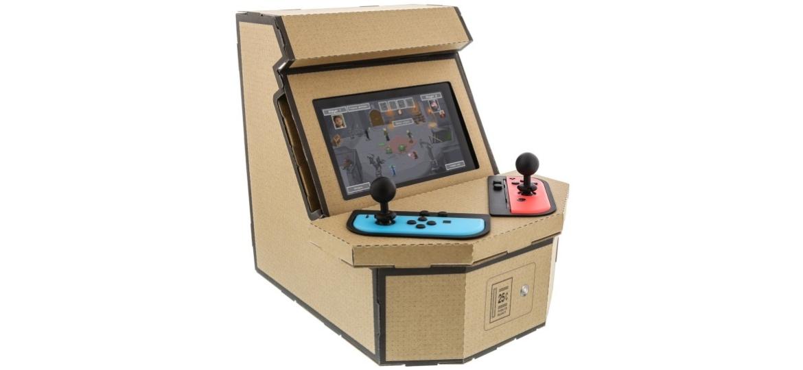 Novo kit do Nintendo Labo simula um arcade com estilo Retrô - Divulgação