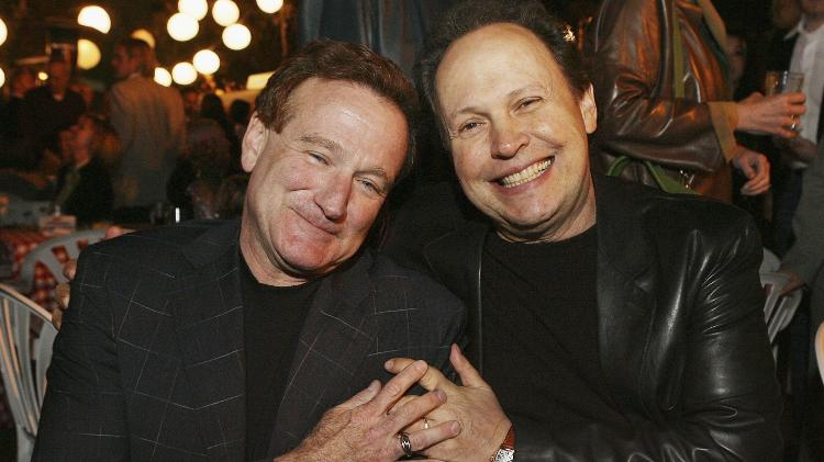 Robin Williams e Billy Crystal durante evento em Los Angeles, em 2006 - Kevin Winter/Getty Images - Kevin Winter/Getty Images