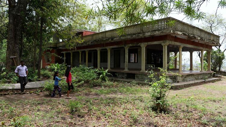 Casa do famoso guru indiano Maharishi Mahesh Yogi - Sajjad Hussain/AFP - Sajjad Hussain/AFP