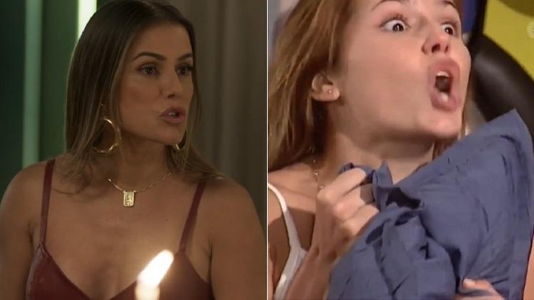 Karola e Íris - Montagem/UOL/Reprodução/TV Globo/Viva - Montagem/UOL/Reprodução/TV Globo/Viva