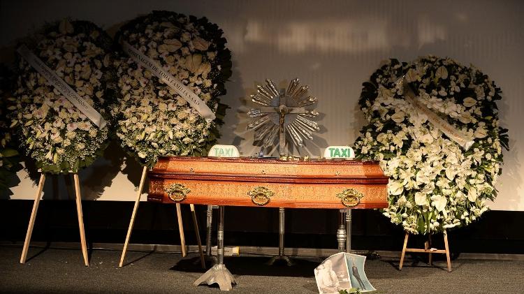 Corpo de Boechat é velado em São Paulo; cerimônia é aberta ao público até as 14h, depois, ele será cremado - Francisco Cepeda/AgNews - Francisco Cepeda/AgNews