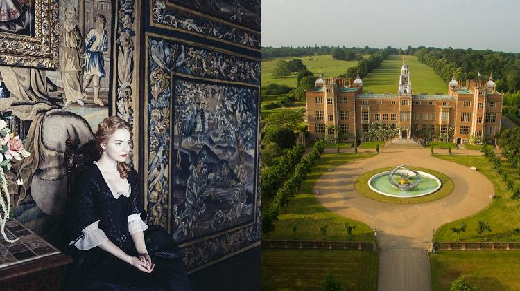 Montagem A Favorita - IMDB/Divulgação - Divulgação/VisitBritain - IMDB/Divulgação - Divulgação/VisitBritain