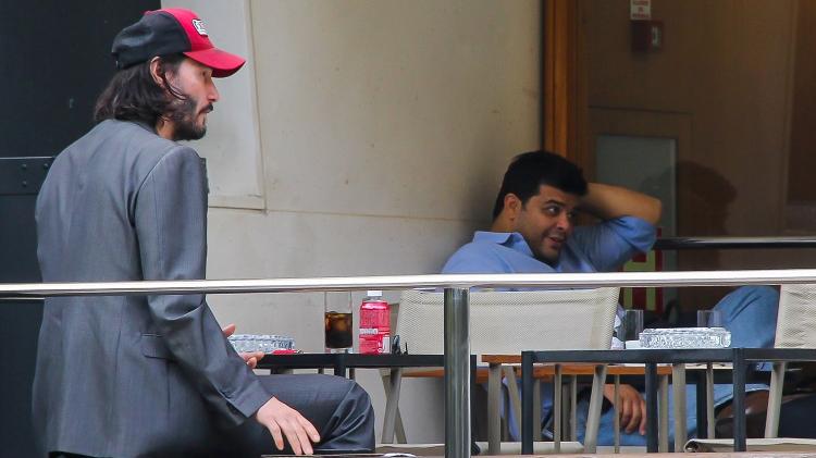 Keanu Reeves relaxa em um hotel de São Paulo - Clayton Felizardo/Brazil News - Clayton Felizardo/Brazil News