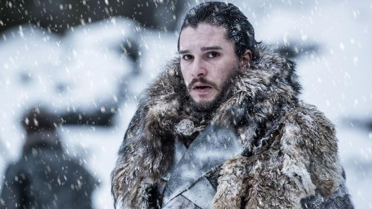 Jon Snow (Kit Harington) em cena de "Game of Thrones" Jon Snow (Kit Harington) em cena de "Game of Thrones"