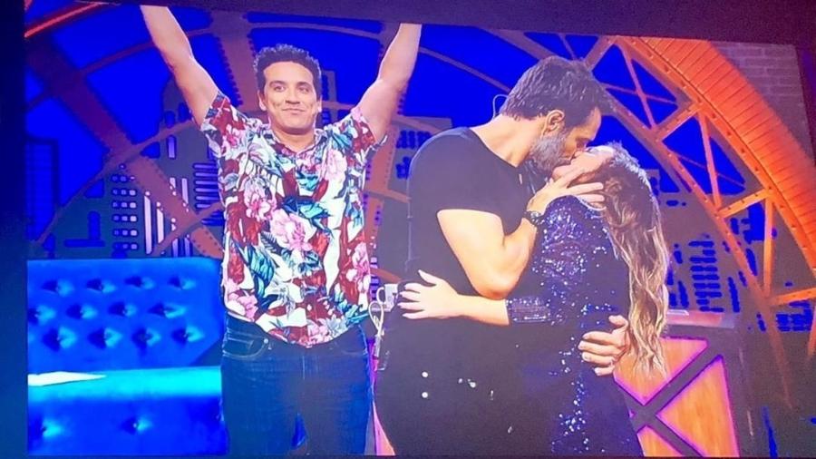 Tatá Werneck ganha beijão de Rodrigo Santoro no "Lady Night" - Reprodução/Instagram
